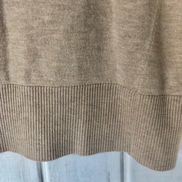 SOLD! LOFT | Shoulder Button Tunic Sweater Oat - Picture 2 of 6